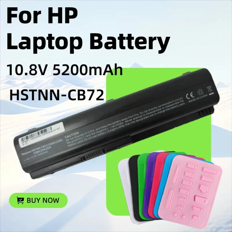 

HSTNN-CB72 10.8V 5200mAh for HP CQ40 CQ45 CQ50 CQ60 CQ61 CQ70 CQ71 DV4 DV5 DV6 Laptop Battery