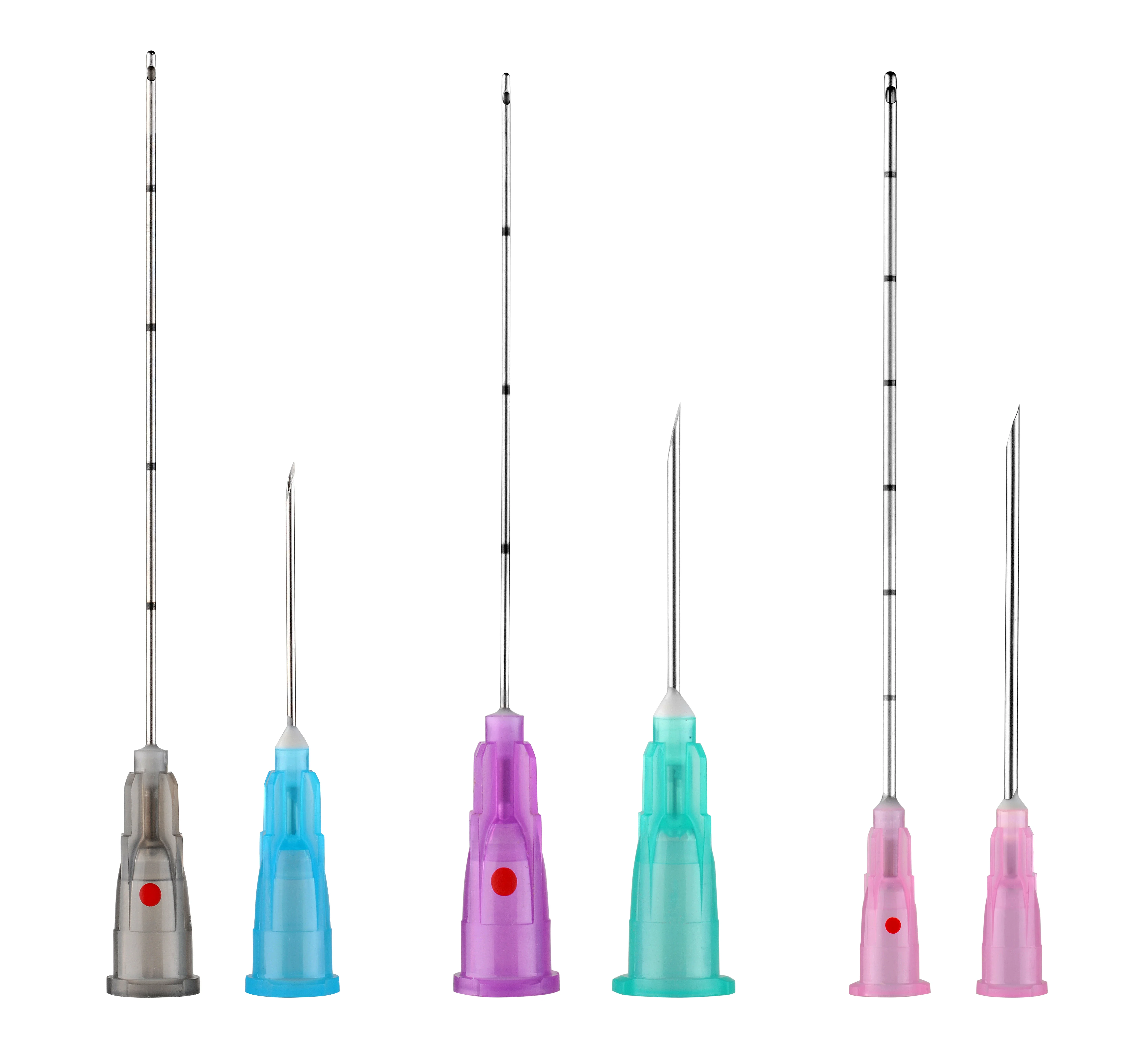 Micro pin cannula blunt tip for fillers and hypodermic pin have CE ISO 510K