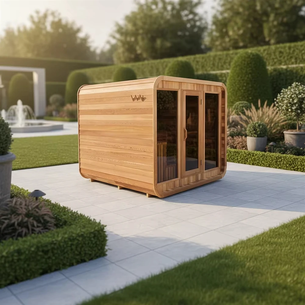 Outdoor Cubic Bucket Sauna Room