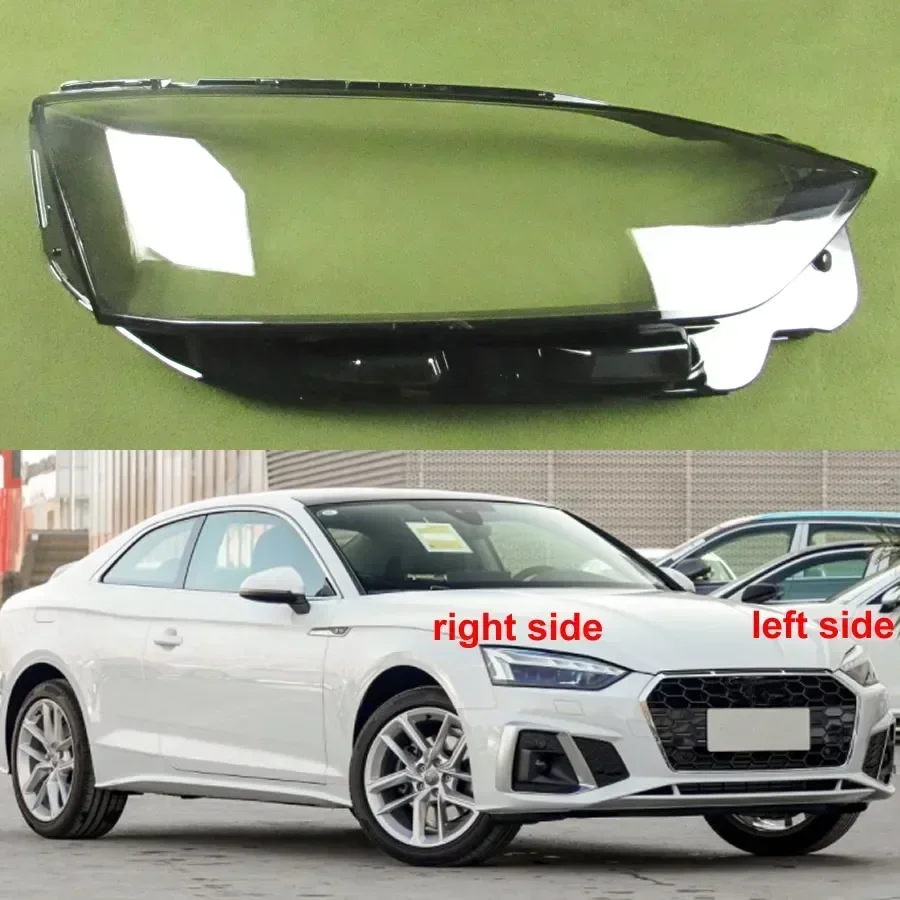 

Для Audi A5 2021 2022 2023, автомобильные аксессуары, крышка объектива фар, прозрачный абажур, чехол для фары, оргстекло