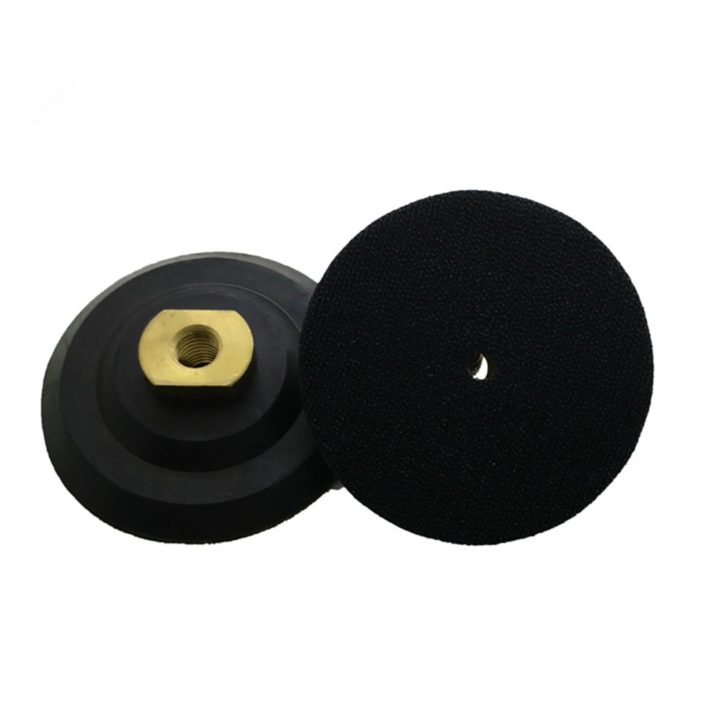 ST39 Angle Grinder Adapter Flexible Rubber Holder M14 M16 Thread Hole Diamond Polishing Pads Plastic Rubber Backer Adaptor 10PCS