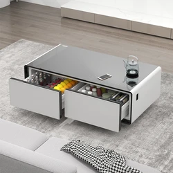 Primst Smart Coffee Table con altoparlanti musicali ricarica Wireless Home Living Room Furniture Mini frigorifero