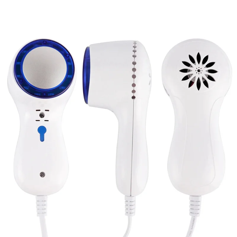 Cold Hammer Blue Light Facial Skin Lifting Tighten Ice Healing Beauty Machine Led Rejuvenation Massager