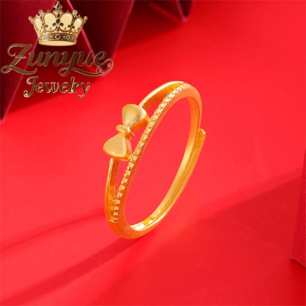 High-End Sand Gold Ring Butterfly Adjustable First Ornaments Temperament Accessories New Products Fashion Jewelry Elegant Charms