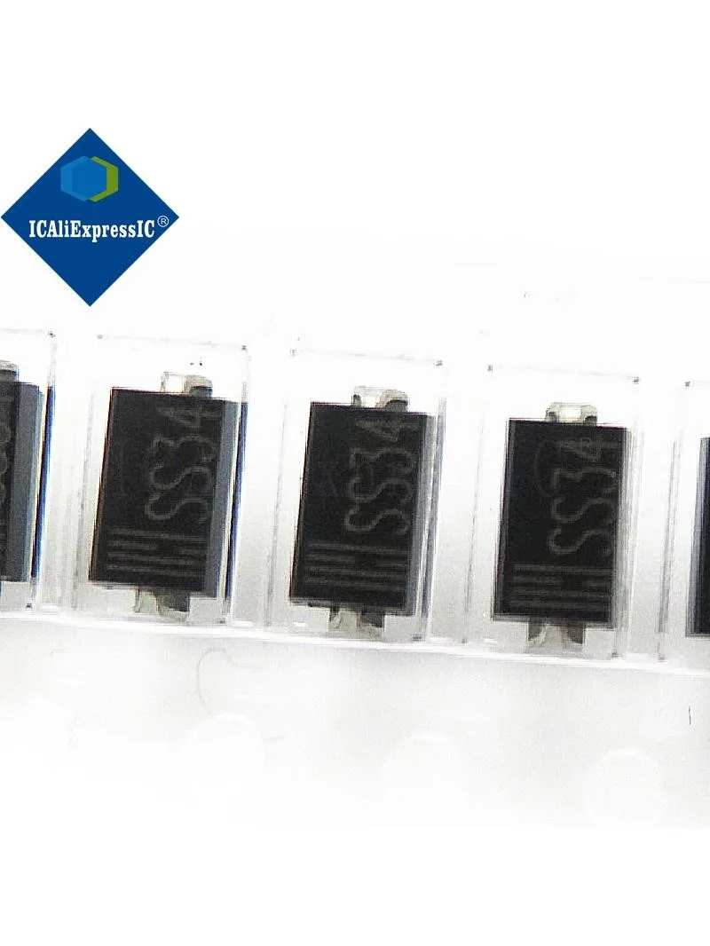 

Hot sales 10piece SS34BG Silkscreen SS34 Package SMB SMD Schottky Diode