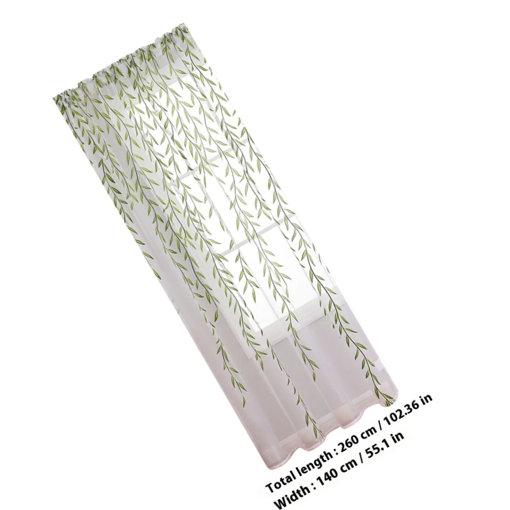 ستارة نافذة حديثة شفافة من البوليستر الفاخر لستارة الخصوصية لغرفة النوم وغرفة المعيشة وديكور الحمام أنيق وخفيف الوزن #3