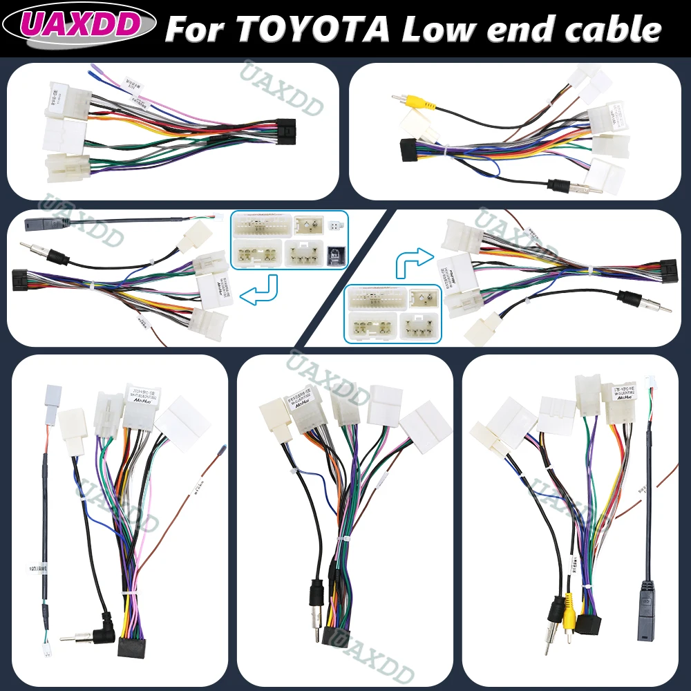 Do Toyota camry prius land cruiser rush prado corolla levin vios yaris tuner vigo hilux highlander kluger wiązka przewodów kolejki