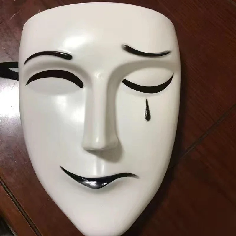 Anime Tian Guan Ci Fu Bai Wuxiang Cosplay Mask Heaven Official's Blessing Sad and Glad Full Face Halloween Masks Drop Ship
