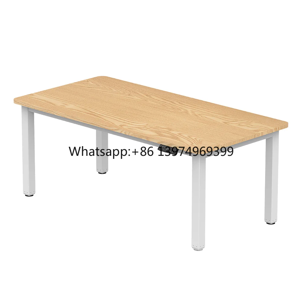 2026 New Electric Adjustable 4 Legs Sit to Stand Table Riser Office Furniture Modern Smart  Height Adjustable Desk