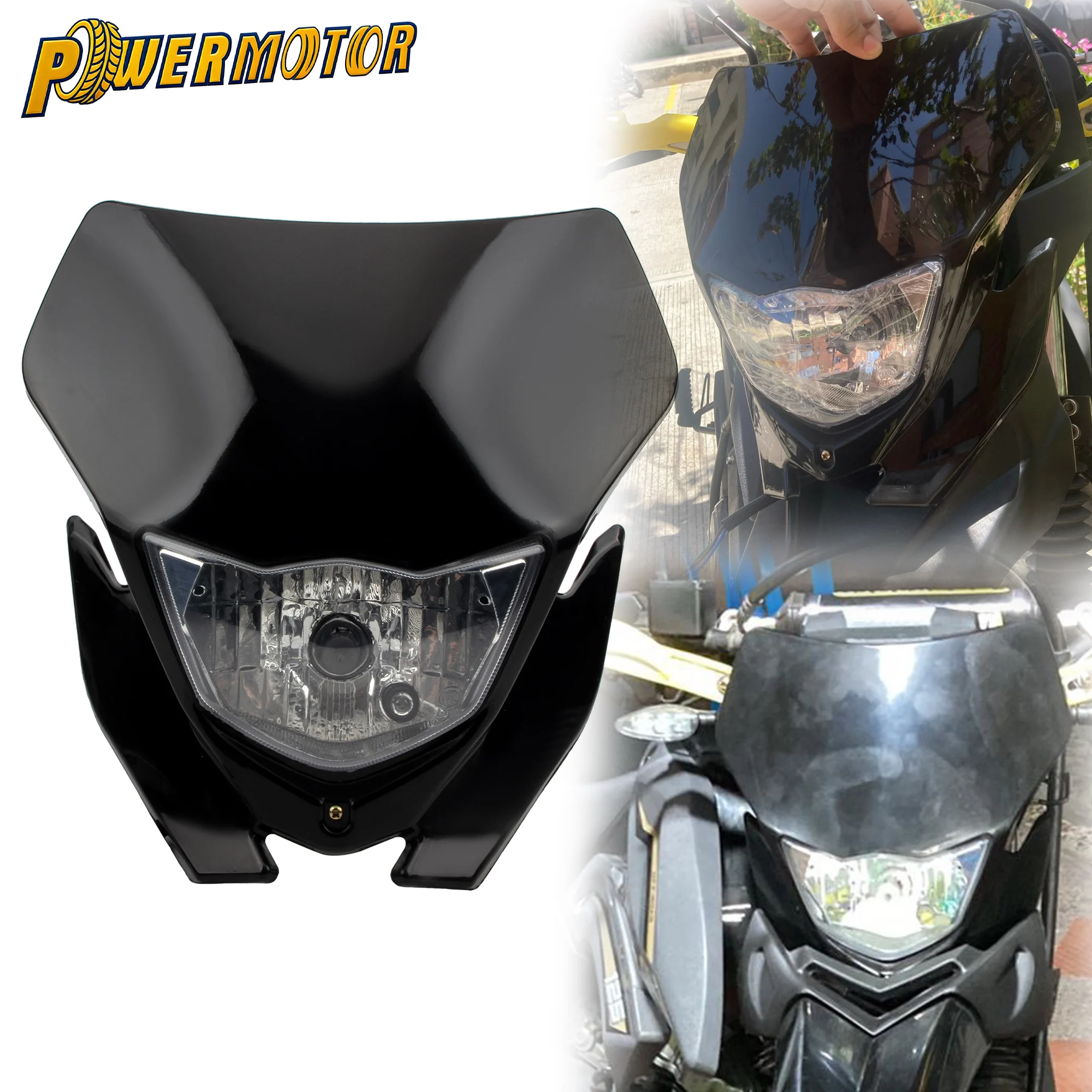 

Motorcycle H4 Headlamp Halogen Headlight For KTM EXC XCF SX F SMR 2017 2018 Enduro Dirt Bike Motocross Supermoto Head Light