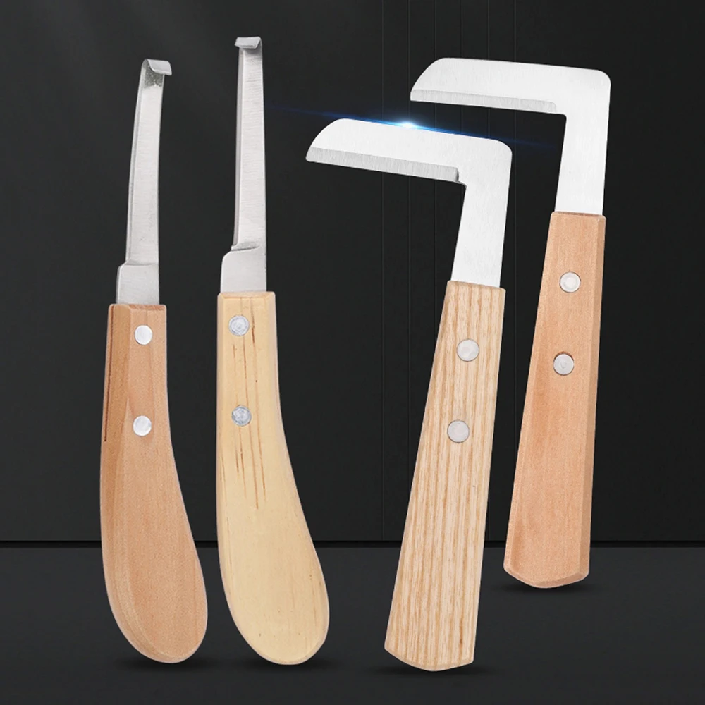 Cuchillo para pezuñas para zurdos y diestros, uso de caballos, herramienta para recortar pezuñas