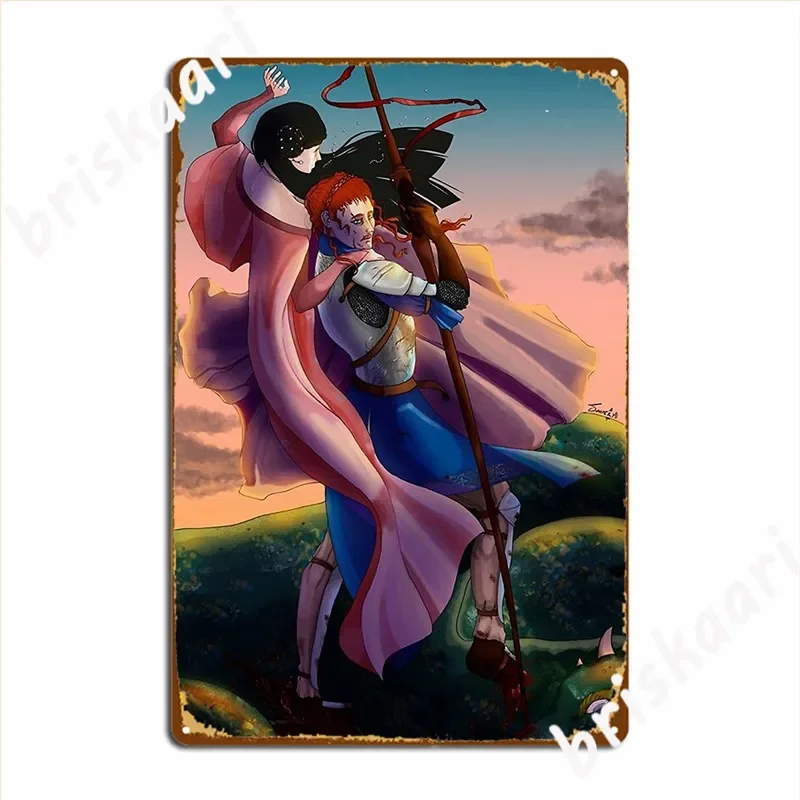 Dame Sans Merci Poster Metal Plaque Cinema Kitchen Custom Wall Wall Decor Tin Sign Posters