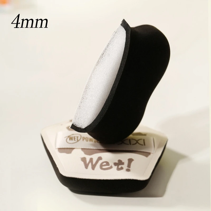 4 szt. Miękkie puszki do pudru z poduszką powietrzną, okrągłe elastyczne puszki do makijażu w kształcie pianki marshmallow, do stosowania na sucho i mokro, do podkładu i pudru.