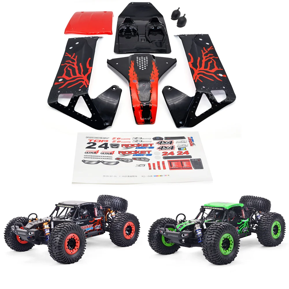 Kit carrozzeria RC 7534 7535 7536 7537 per ZD Racing DBX-10 DBX10 1/10 RC Car Upgrade Parts Accessori di ricambio,2