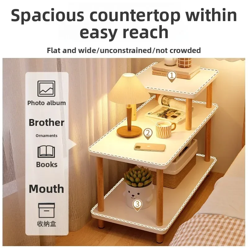 Multi-functional Bedside Table Narrow Table Bedroom Small Cabinet Bedside Table Bedside Table