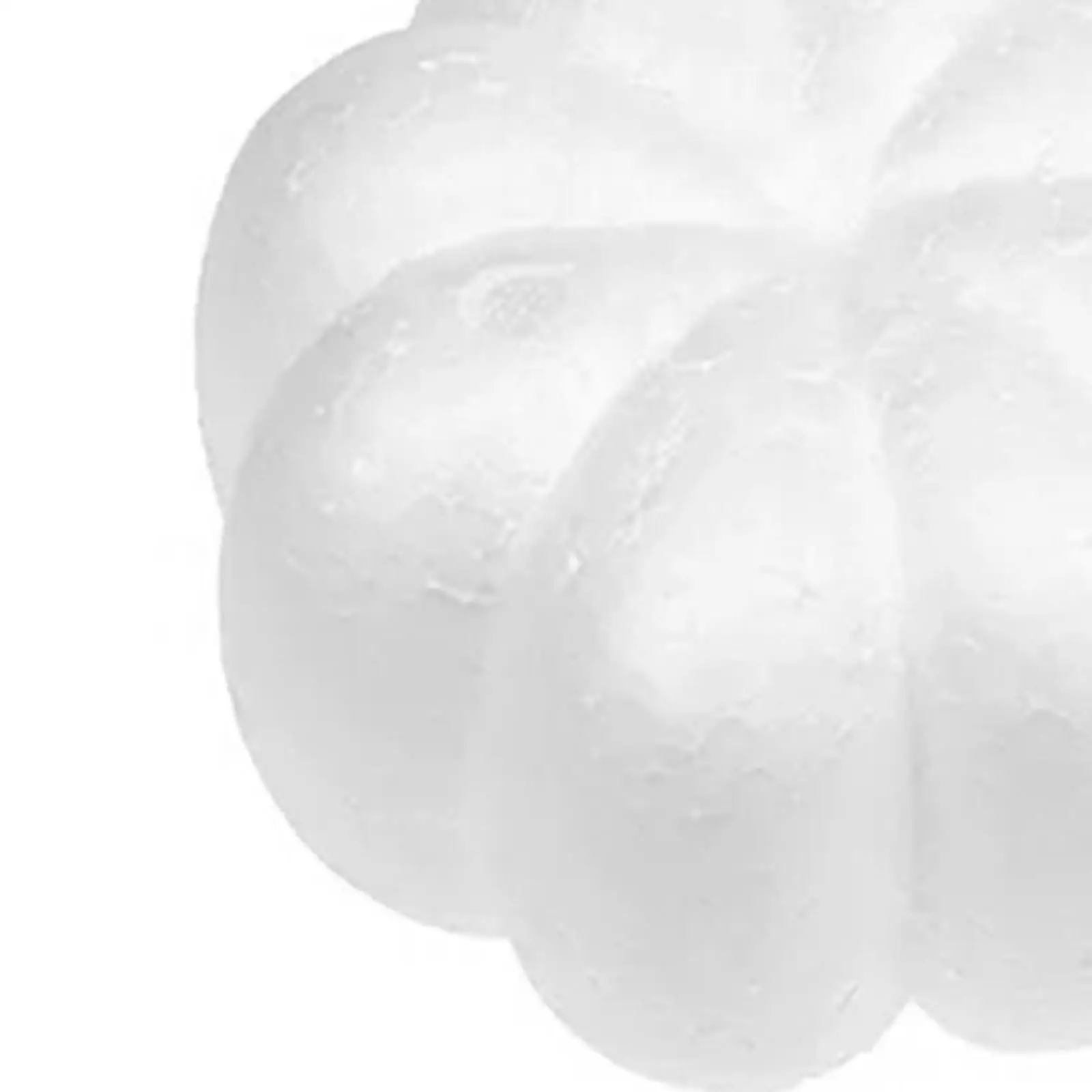 Calabazas artificiales de espuma blanca para Artes, 10 unidades