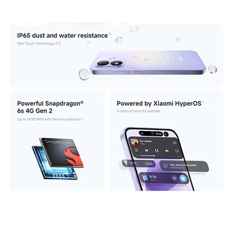 Смартфон Xiaomi Redmi Note 14 4G, 6/128ГБ, 8/128ГБ — детальный вид товара