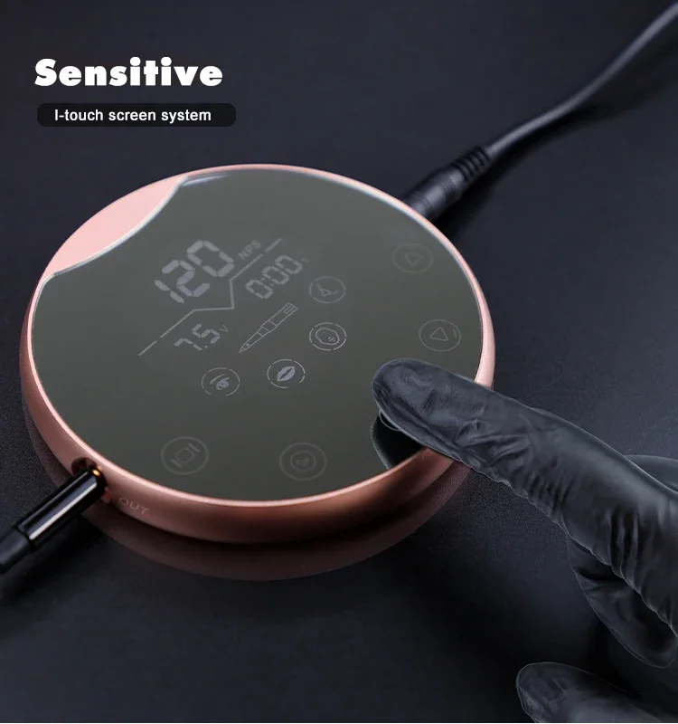 Digital P90 Power Supply Mirror Panel Microblading Coil Rotary Tattoo Machine Set Dermografo Micropigmentacion Kits US/EU Plug