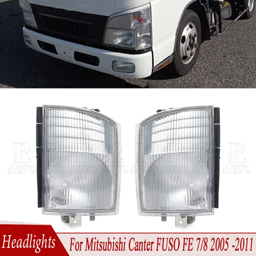 Para Mitsubishi Canter FUSO FE 7/8 2005 2006 2007 2008-2011 luz de curva delantera del coche luz de señal de giro camión 214-1566 214-1566RWA
