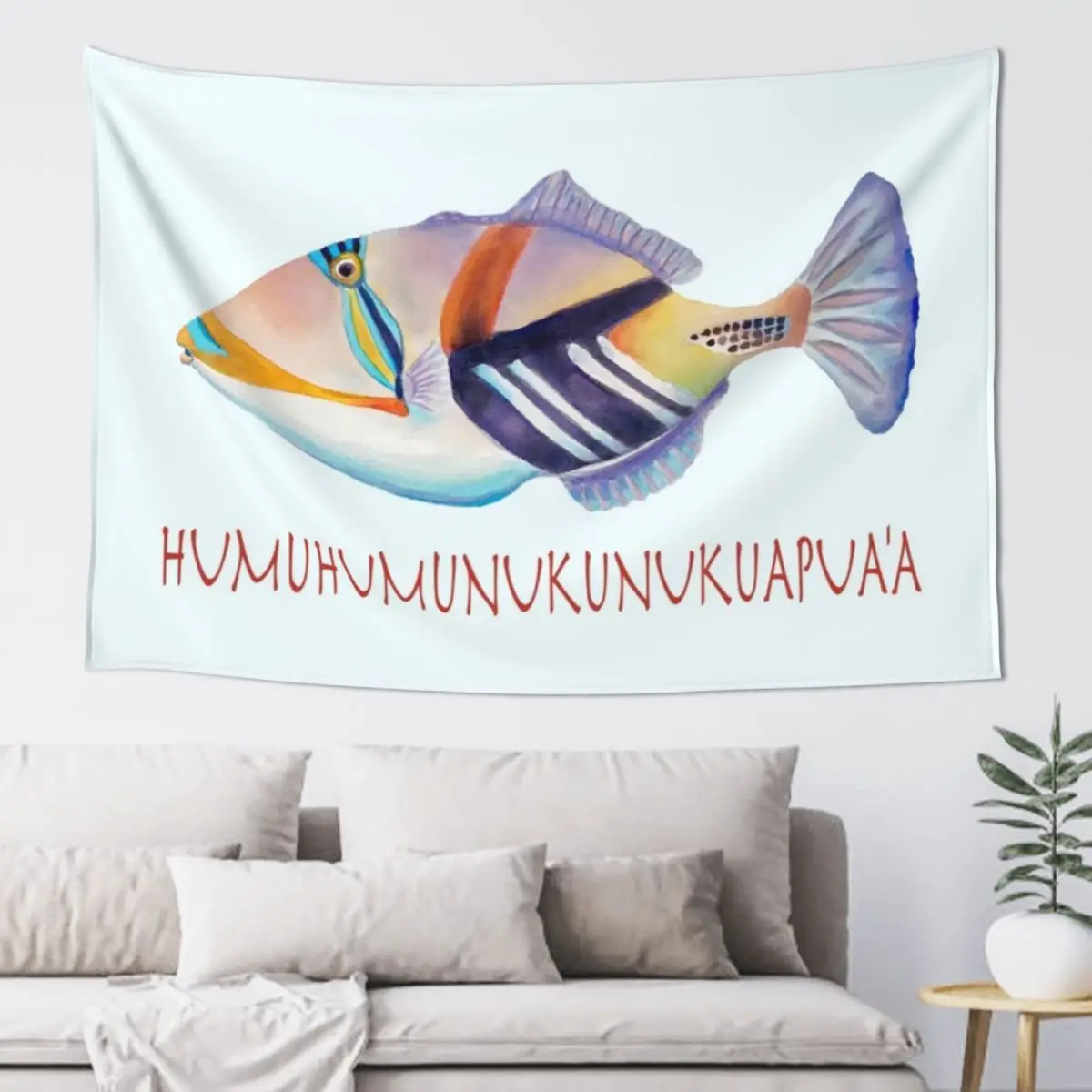 

Humuhumunukunukuapua'a Tapestry Custom Wallpaper Bedroom Decorative Wall Murals Decor For Bedroom Tapestry