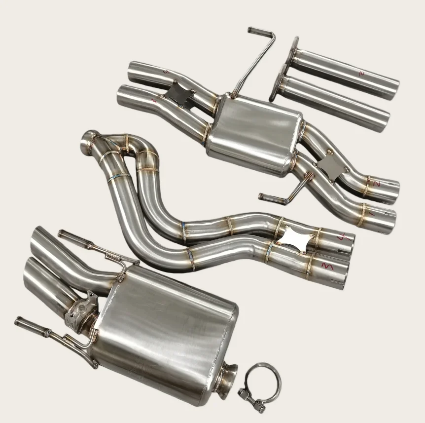 Factory OEM Custom Performance Exhaust System for  S600 W140 6.0 Car Full Exhaust Pipes System with 304SS