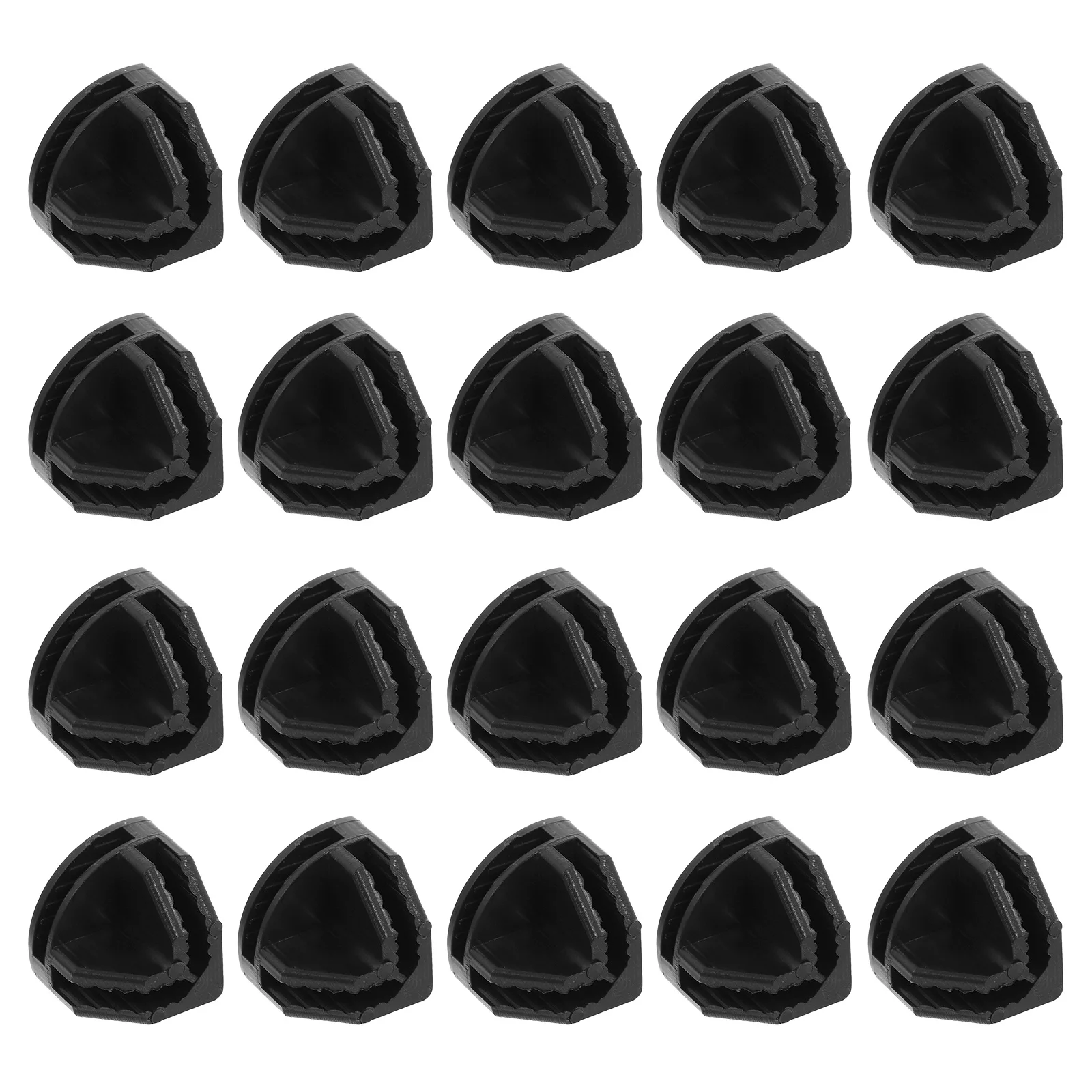 20 個のワイヤーキューブコネクタプラスチッククローゼットバックル棚組立バックル収納キャビネットオーガナイザーコネクタ用