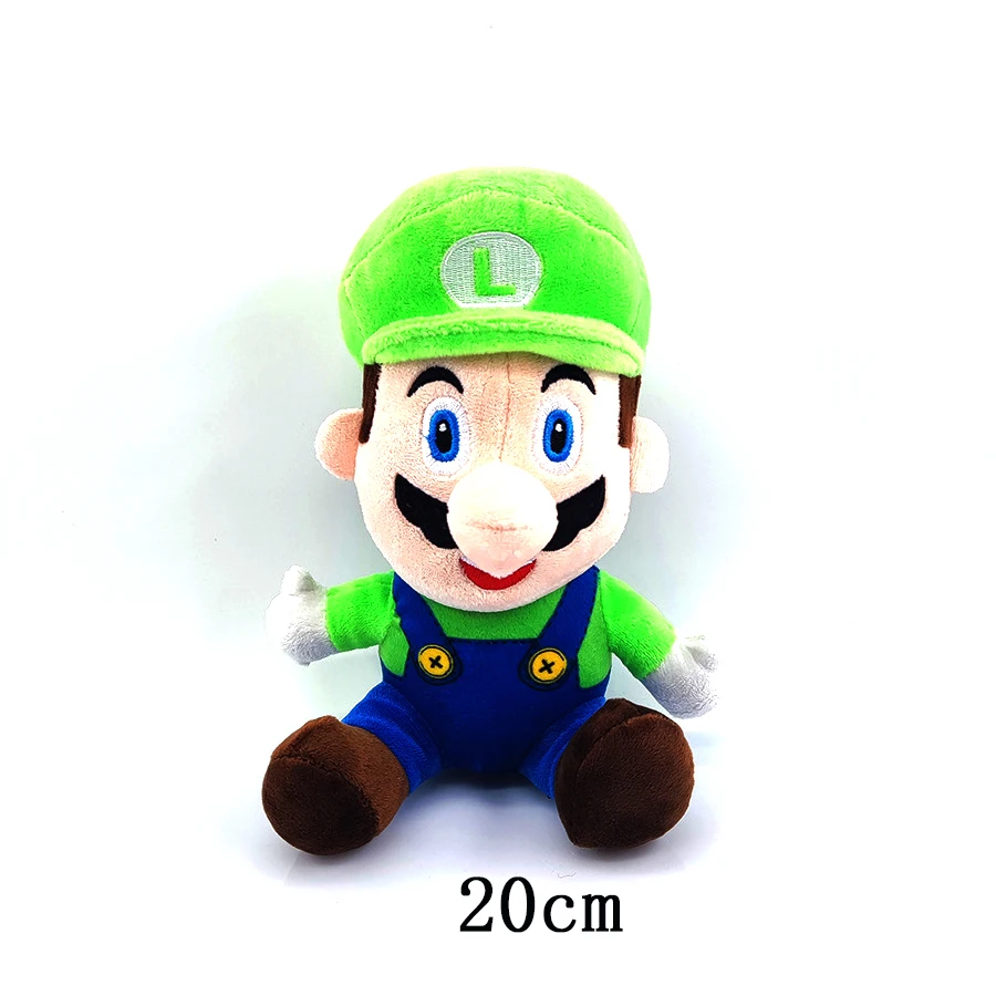 Super Mario game plush toy doll Luigi Mushroom Man Mario children\'s plush toys gifts