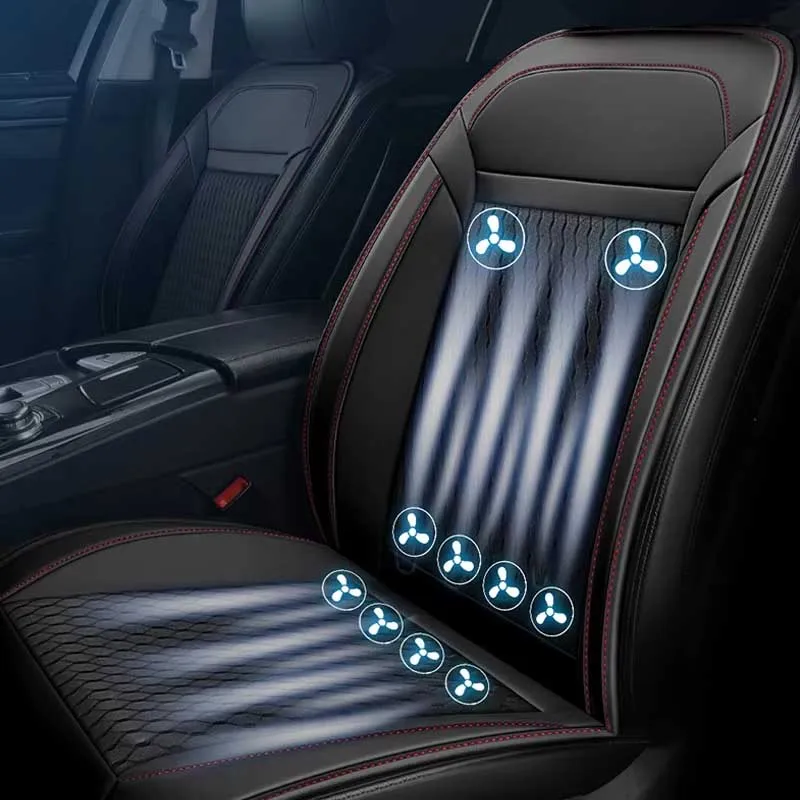 1pc summer car blower cushion car seat massage cooling cushion cooling ventilation seat cushion