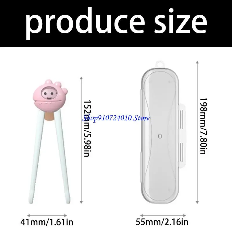 عيدان تدريب ملونة 77HD للأطفال بمقبض مريح ABS لعمر 3 سنوات فما فوق