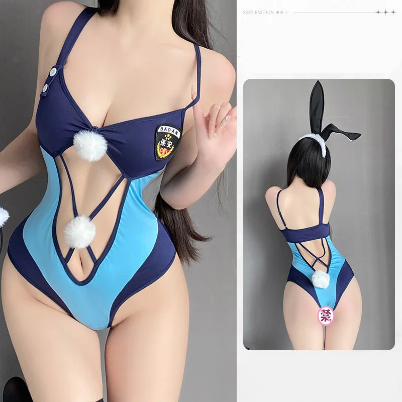 Sexy lingerie pure desire bunny girl police officer date battle robe uniform anal fetish sexy womans costume night richiami xxx