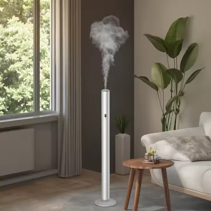 Home Appliance Household Products Smart Wifi App Control Tall Column Aluminum Tower Scent Diffuser for Fragrance Air System