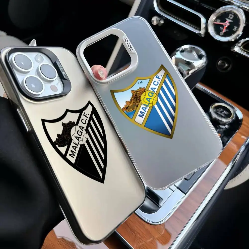 

Hot M-Malaga CF Phone Case For iPhone 17,16,15,14,13,12,11,Mini,Pro,E,MAX White Candy Matte Cover