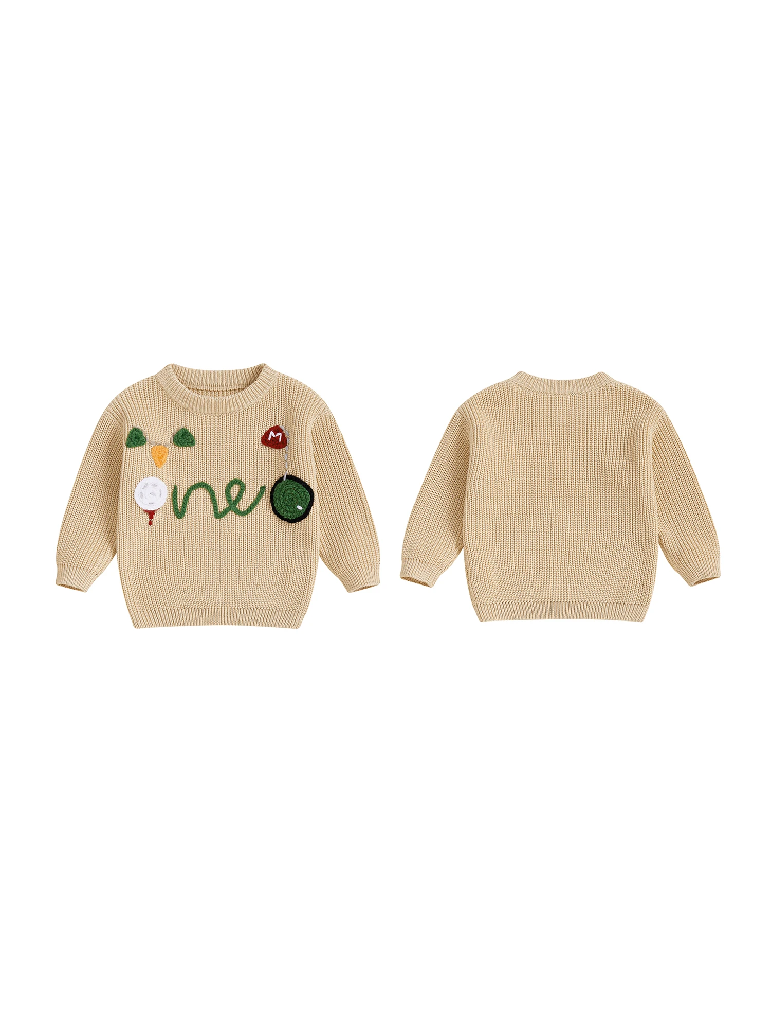 

Infant Winter Sweaters Cozy Knit Crew Neck Snowflake Pattern Pullover Baby Christmas Jumper Toddler Holiday Tops