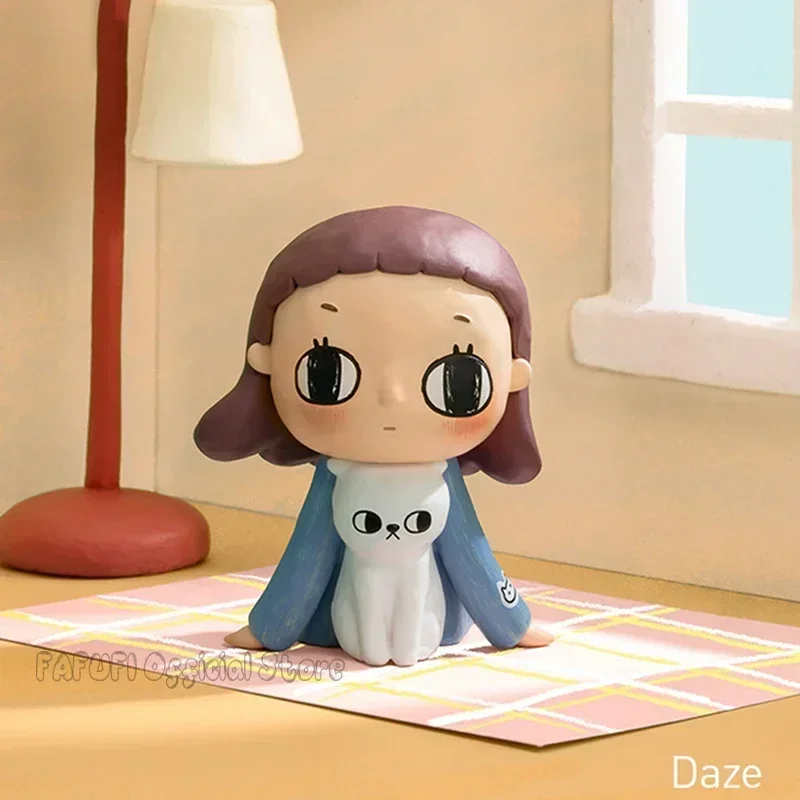 POP MART Nyotas Flauschige Life Series Genuine Blind Box Mystery Box Guess Bag Toys Doll Cute Anime Figure Desktop image 3