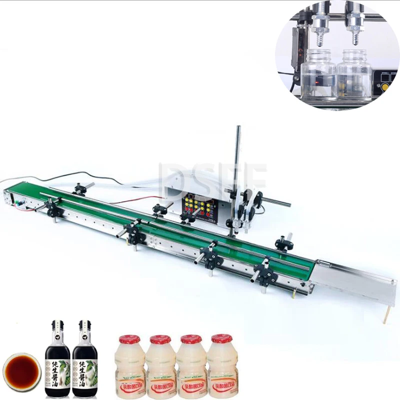 Double Head Magnetic Pump Semi-Automatic Small Bottle Juice Filling Machine Commercial Perfume Packaging Machine