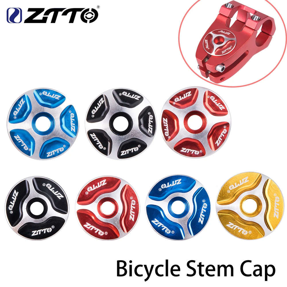 ZTTO MTB Road Bike Aluminum Alloy Bowl Cover Stem Top Cap Headset Cover For Fork 1-1/8