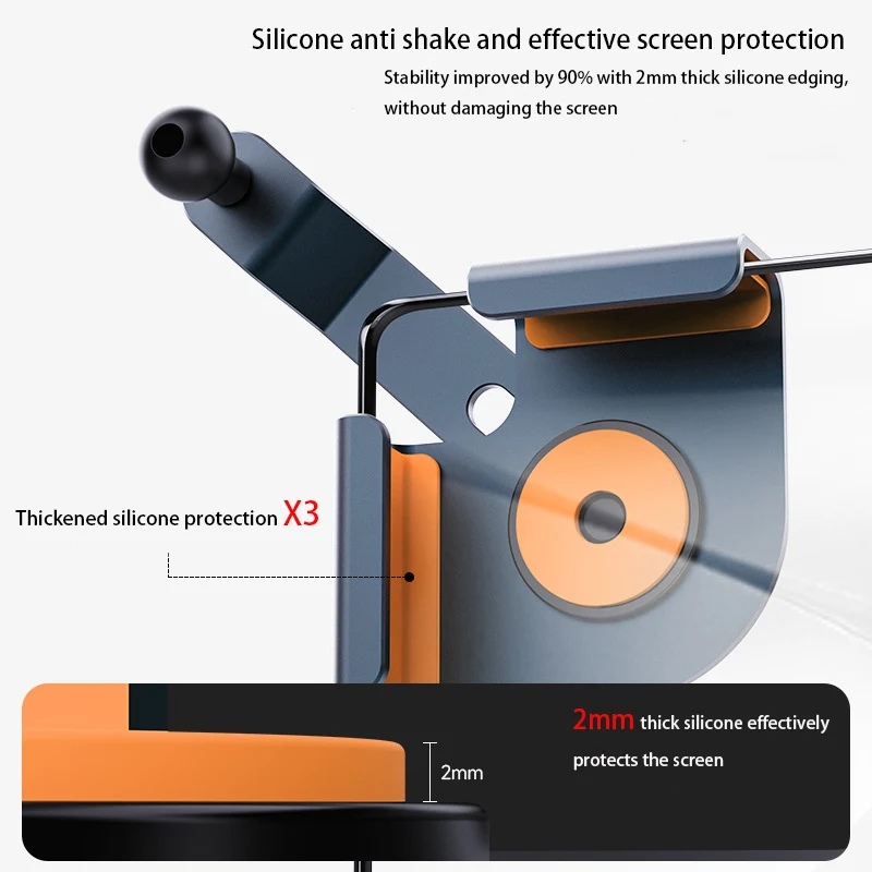 ل تسلا نموذج 3/Y هايلاند 2017 إلى 2025 نموذج Y Juniper 2025 حامل هاتف السيارة الملحقات مع تعديل متعدد الزوايا