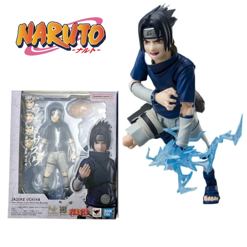 

Original In Stock Bandai Uchiha Sasuke-genius Naruto Anime S.h.figuarts Ninja With Uchiha Blood Figurine Toys Action Figures