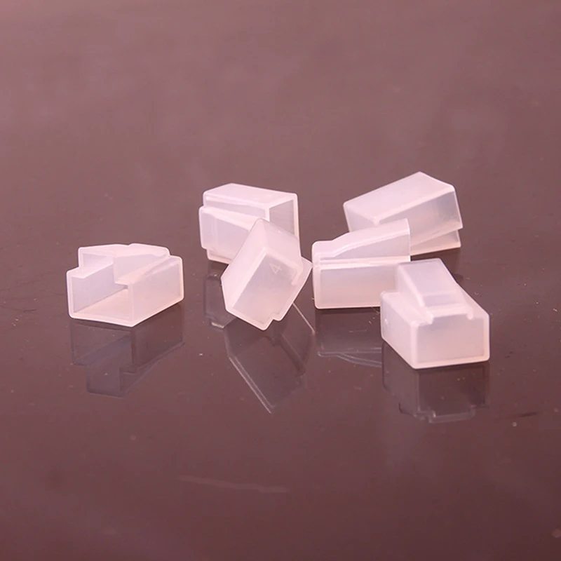 2PCS Network Connector Dustproof Cap RJ45 Ethernet Cable End Caps Modular Plug Protection Covers