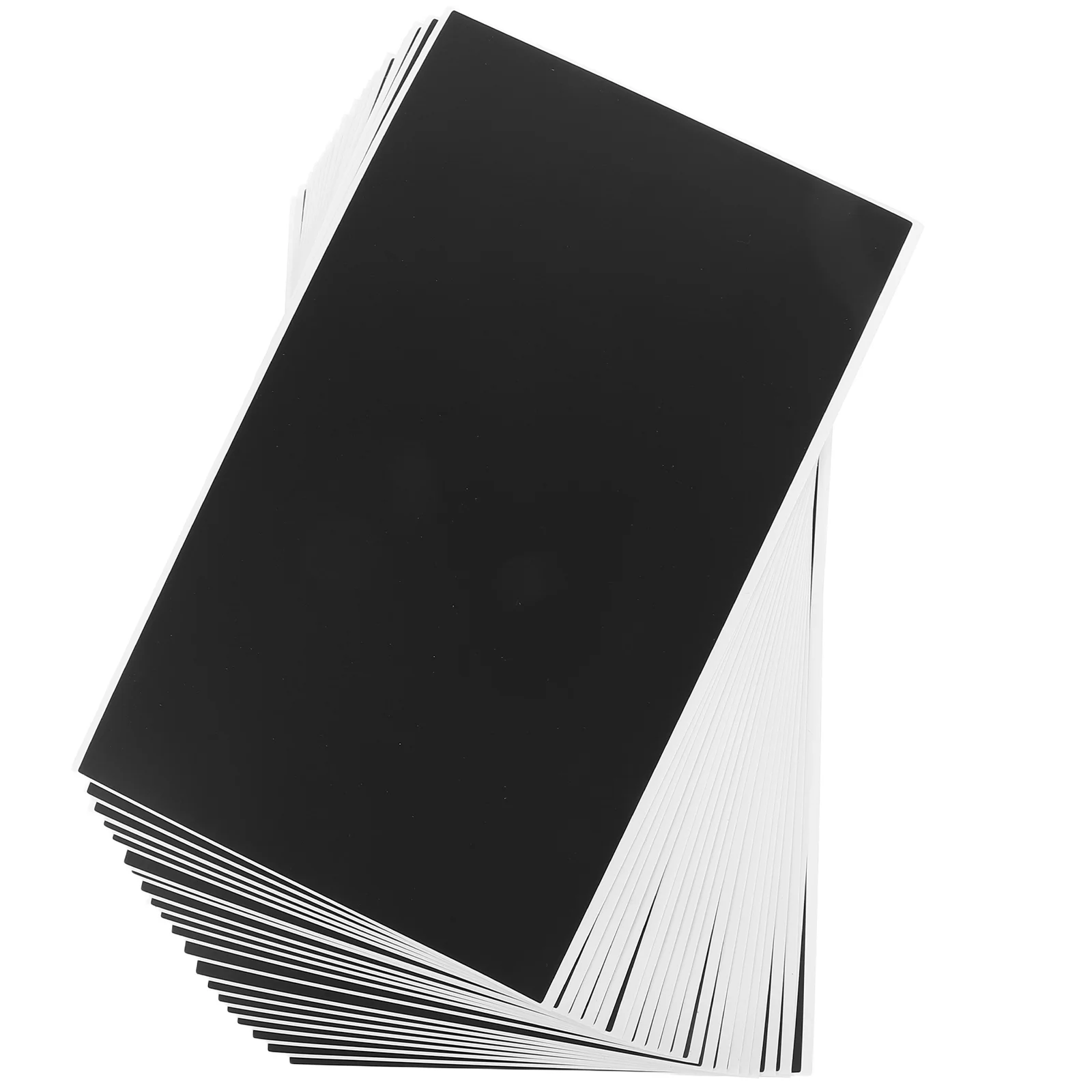 20pcs Chalkboard Stickers PVC Labels Erasable Reusable Storage Bins File Folder Peel Sheet Classroom Container