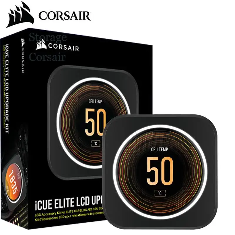 Go! CORSAIR iCUE ELITE CPU Cooler LCD Display Upgrade Kit - Black