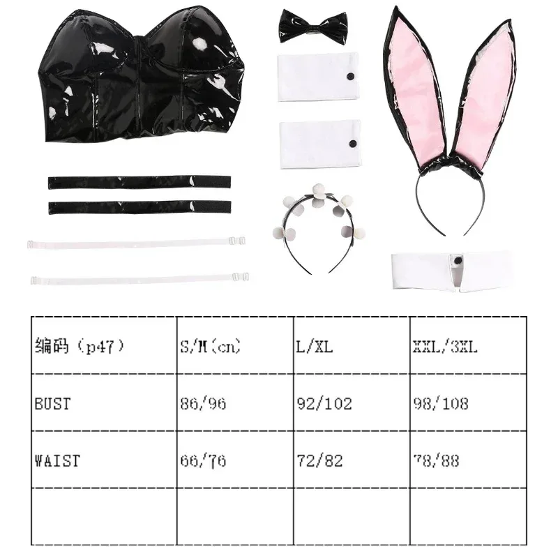 أنيمي رام ريم زي لامب إعادة: الحياة في عالم مختلف من الصفر تأثيري الأرنب الأسود مثير فستان فتاة الهالوين ويجا ؛ 3,v'5.t;8,