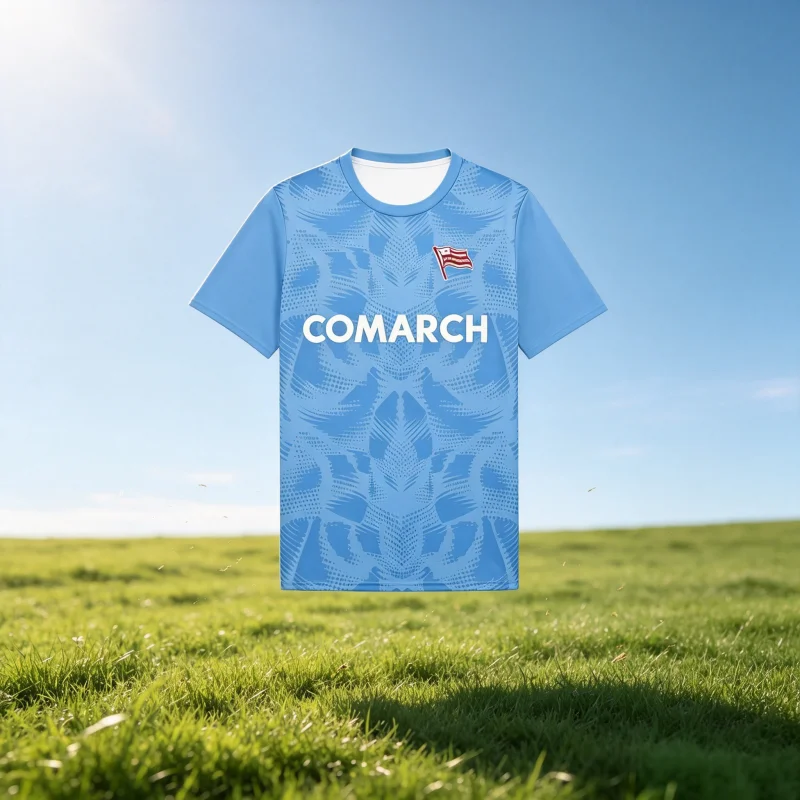 2026 Cracovia Team Uniform Polish League Fan Version Short Sleeved Breathable Quick Drying Sports T-Shirt New FamilyMatching