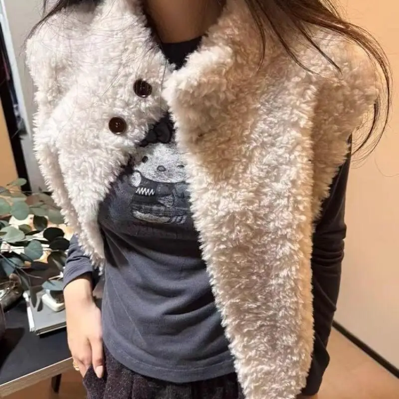 Sanriio Hello kitty Girl's Heart Cartoon KT Printed Base Long Sleeved T-shirt Autumn Winter New Style Versatile Slimming Top Set