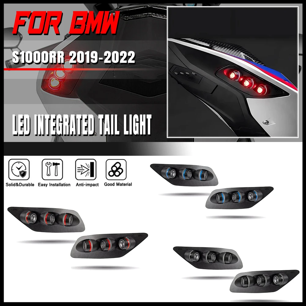 

S1000RR 2019 - 2022 Rear Lights Motorcycle Accessories In-Tail LED Integrated Tail Light For BMW S1000 RR LED Turn Signal Light