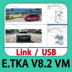 ETKA 8.2 VM tuning Auto car tools Repair Software etka V8.2 for A-udi for V-W Group Vehicles Electronic Parts Catalog Car tools