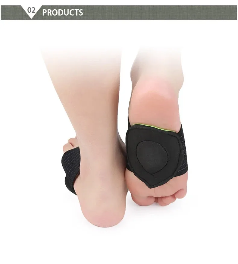 Orthopädische Einlegesohle für Plattfüße, Gewölbestütze für Damen und Herren, Halbe Schuheinlagen, Fußpflege-Zubehör, Schuhpolster, Orthopädische Einlagen – Detail 5