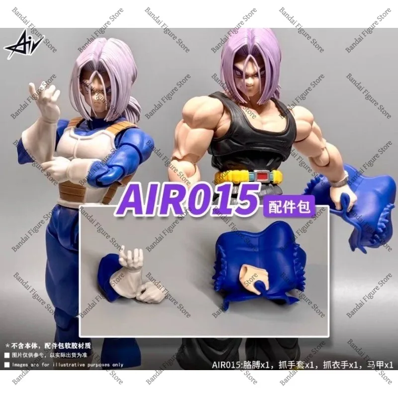 In Stock SHF Dragon Ball Trunks Head Sculpt Set AIR013 AIR014 AIR015 Replacement Head Accessories for Action Figure Model view 4