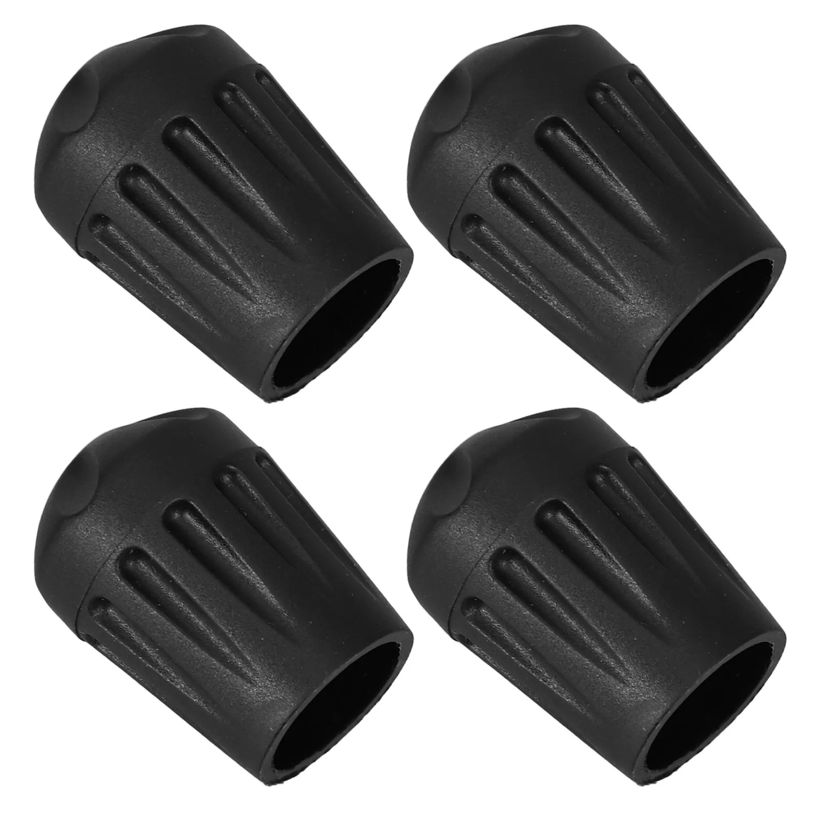 4Pcs Folding Chair Leg Protectors Thick Wear Resistant Moon Chair Foot Cover Anti Slip Replacement Caps for Camping Outdoor Lawn view 3