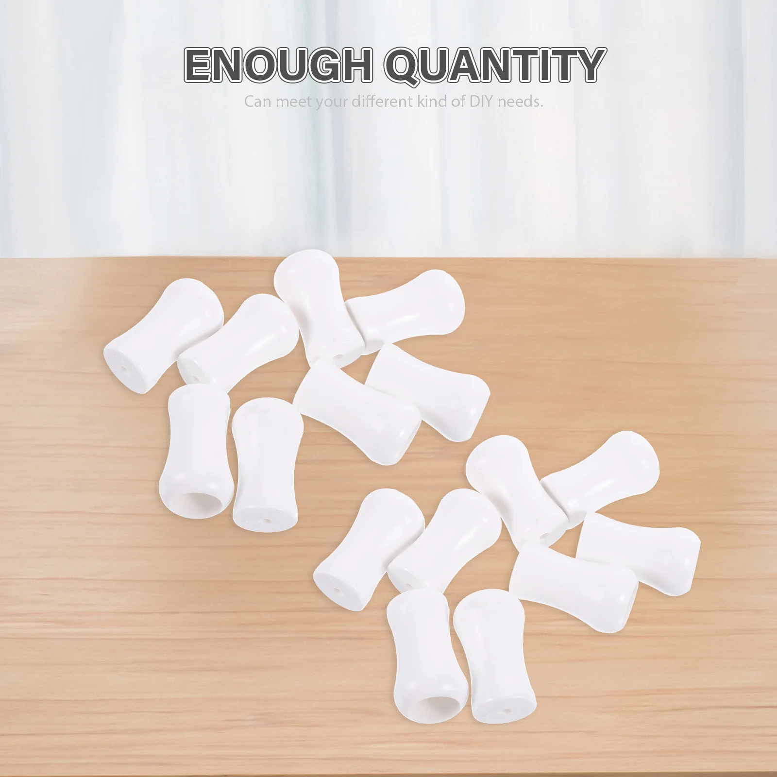 

12Pcs Long Lasting Plastic Blind Pull Cord Ends Smooth Crafted Reliable Use Window Blinds Decor Blinds Cord Tassels